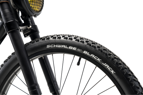 Dual Crown Suspension & eBike Optimised Tyres