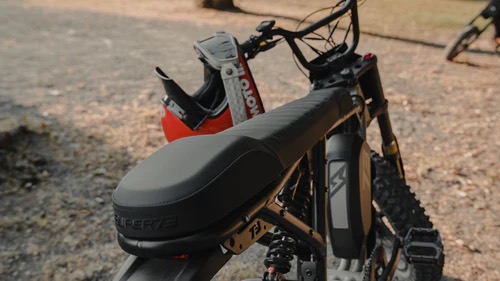 extended seat on a Super73-R Adventure