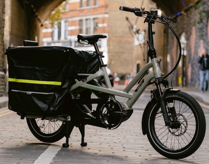 Tern GSD S10 LR Gen2 ebike in a park